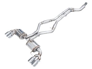 BMW M240i Performance Exhaust - AWE Tuning - Cat-Back Touring Edition - Chrome Silver - `22-`26